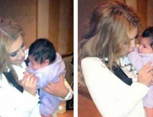 Виктория Боня показала дочь в твиттере