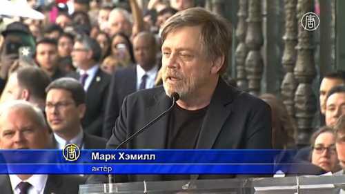 Люк Скайуокер получил звезду на Аллее славы в Голливуде