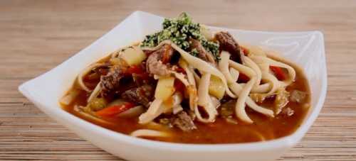 Блюдо, приготовленное по данному рецепту, это скорее горячее первое