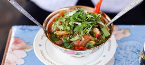 Лагман из свинины в казане, в мультиварке или в духовке