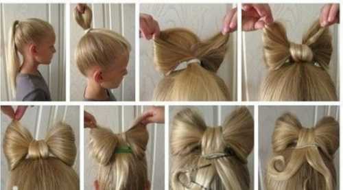 Причёски детские для девочек на длинные волосы: