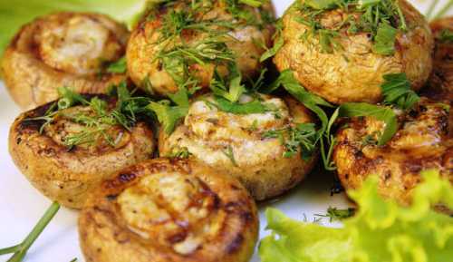 Грибы запеченные в духовке